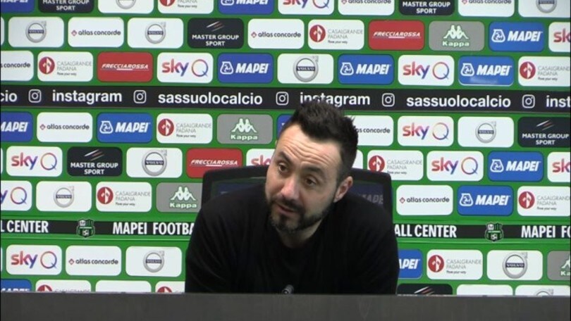 De Zerbi: "Panchina a rischio? Faccio questo mestiere per passione"