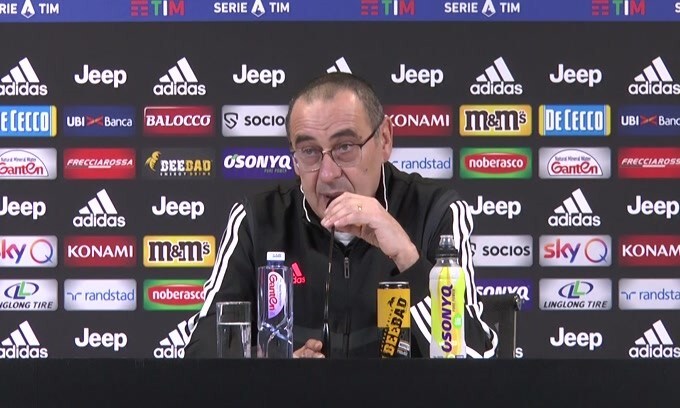 Sarri: "Domani serve attenzione. Gara insidiosa"