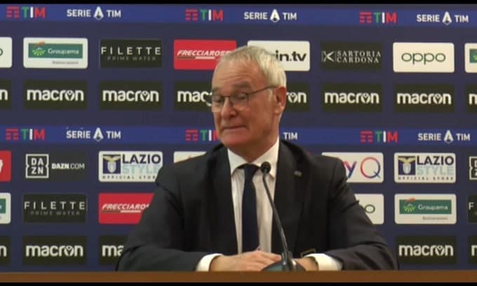 Ranieri: "Lazio, squadra magnifica"