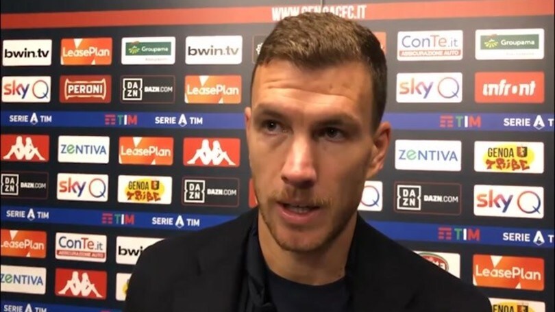 Dzeko: "A Roma mi trovo bene"