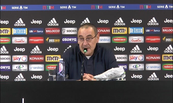 Sarri: "Dybala arrabbiato? E' come riprendere un figlio.."