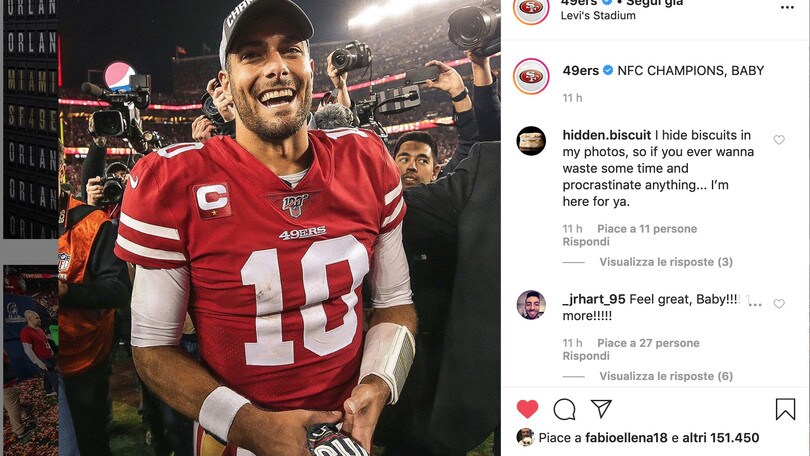 Garoppolo alla Del Piero: il 10 di San Francisco vola al Super Bowl