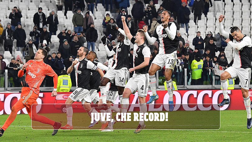Juventus, che record in Europa!