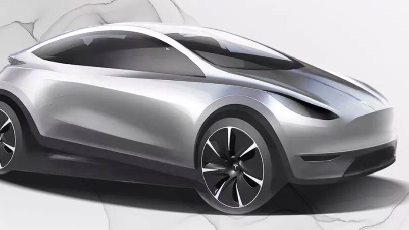 Tesla citycar elettrica: svelato il primo bozzetto