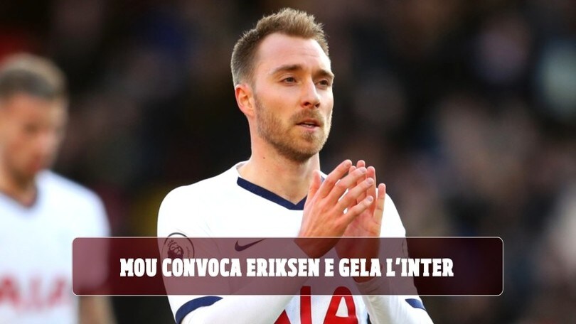 Mourinho convoca Eriksen e gela l'Inter