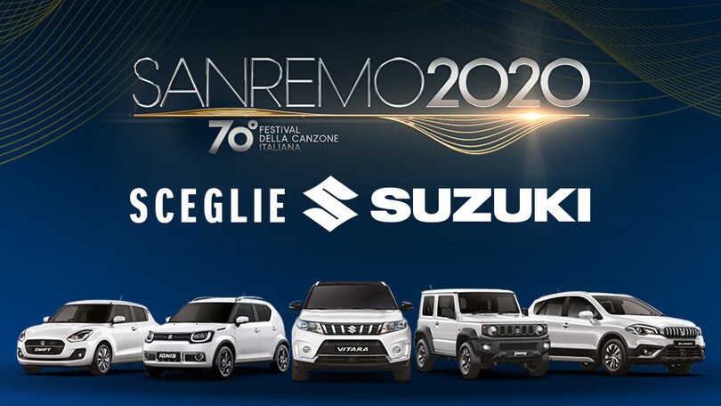 Suzuki al Festival di Sanremo 2020 con la gamma Hybrid