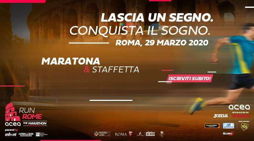Aperte le iscrizioni della Run Rome The Marathon
