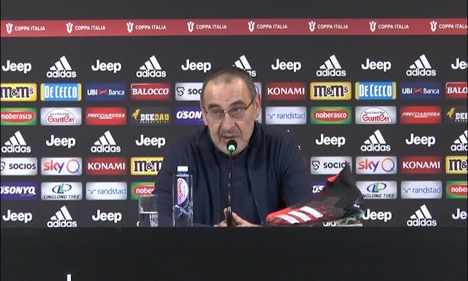 Sarri: "Ronaldo sta benissimo fisicamente"