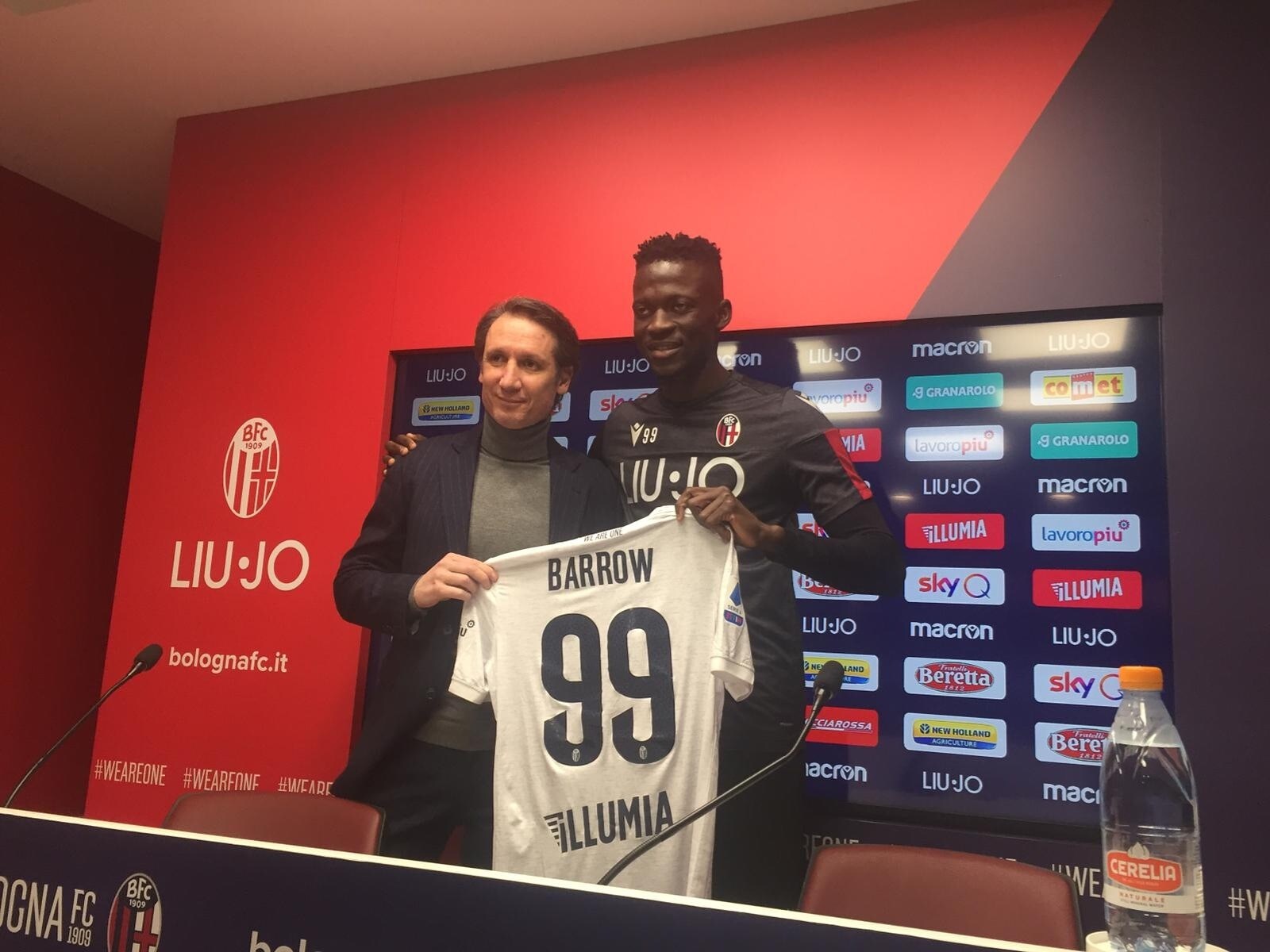 Barrow: "A Bologna per trovare spazio. Pronto a dare tutto"