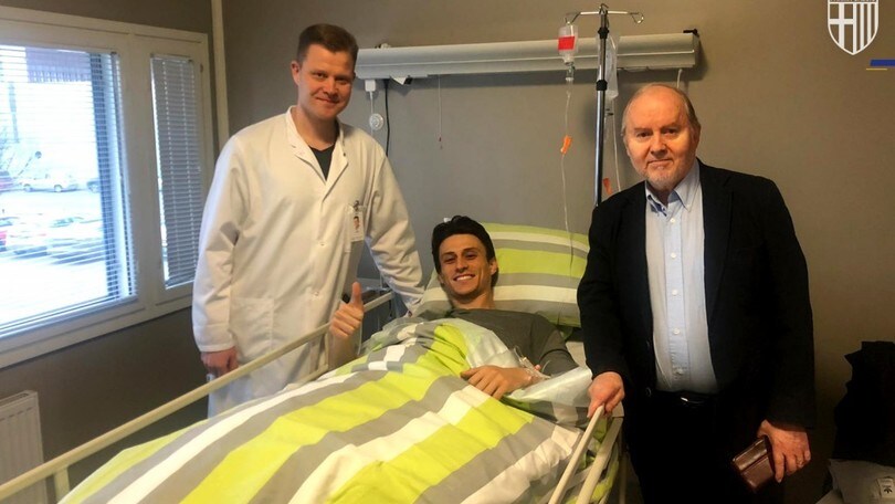 Parma, riuscito l'intervento chirurgico su Inglese