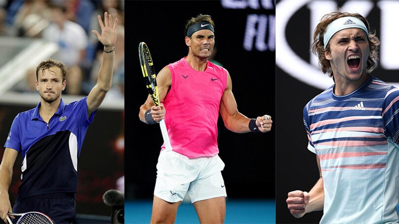 Nadal, Zverev e Medvedev volano al 3° turno degli Australian Open