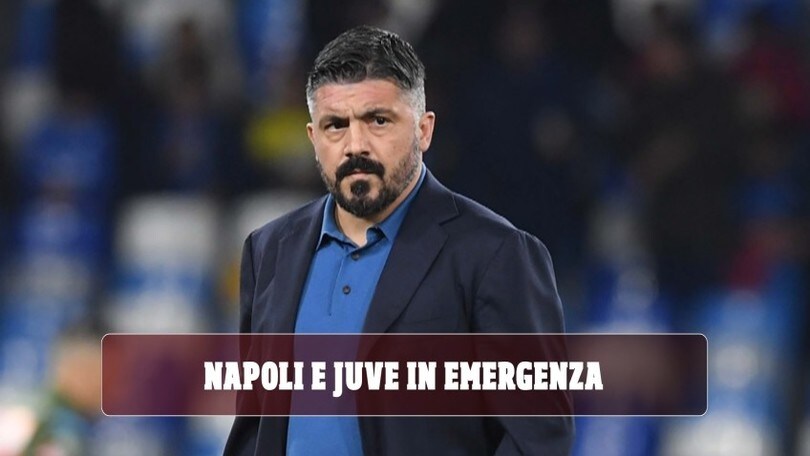 Napoli e Juve in emergenza verso il big-match