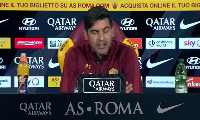 Fonseca: "Dobbiamo lottare per i nostri tifosi"