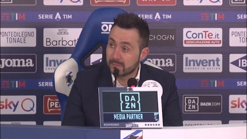 De Zerbi: "Piedi per terra perchè dietro non 'muore' nessuno"