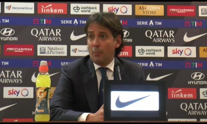 Inzaghi: "La Roma è stata più brava di noi"