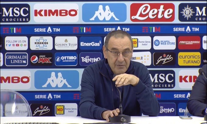 Sarri: "Il Napoli ha fatto il minimo, noi ci abbiamo messo del nostro"
