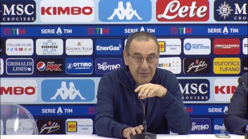 Sarri: "Il Napoli ha fatto il minimo, noi ci abbiamo messo del nostro"