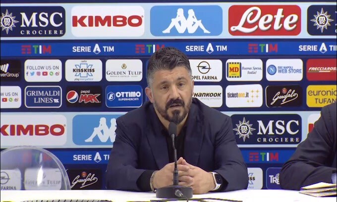 Gattuso: "Ad oggi il Napoli vale 27 punti, restiamo umili"