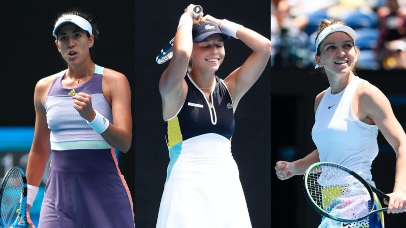 Halep, Muguruza e Kontaveit ai quarti dell'Australian Open