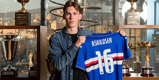 Askildsen è della Sampdoria: ha firmato fino al 2024