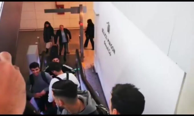 E' sbarcato a Fiumicino Perez