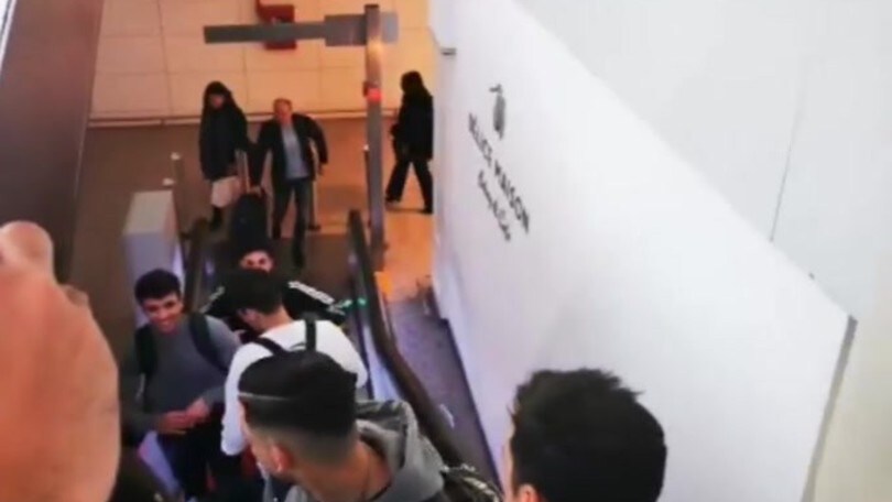 E' sbarcato a Fiumicino Perez