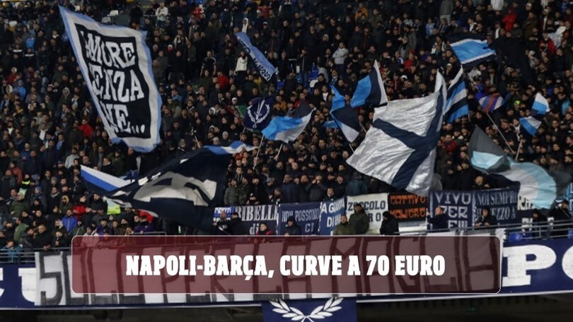 Napoli-Barcellona, 70 euro per un biglietto in curva