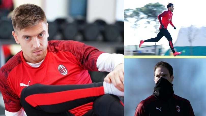 Milan al lavoro per il Verona: gruppo diviso tra campo e palestra