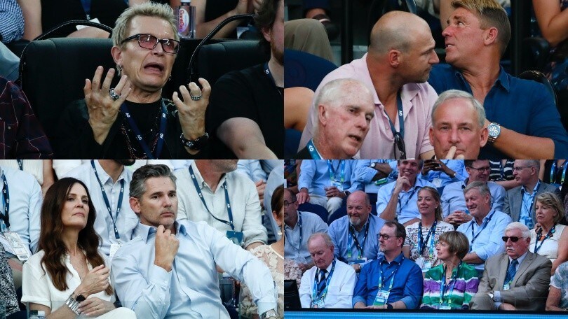 Federer-Djokovic: da Billy Idol a Shane Warne, quanti vip in tribuna