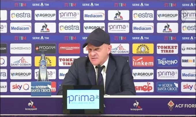 Iachini polemico: "La Juve ha riposato, noi abbiamo giocato in Coppa"