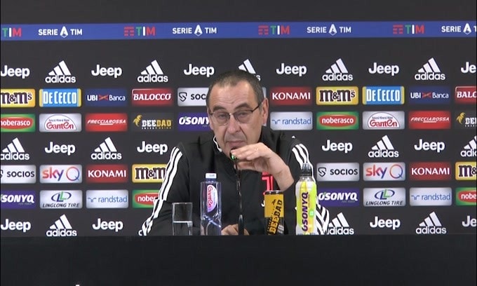 Sarri: "Abbiamo fatto un buon percorso"
