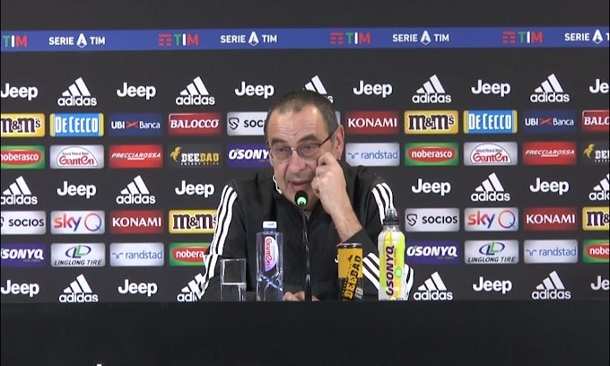 Sarri sul tridente: "Condizione mentale non ottimale incide su tutto"