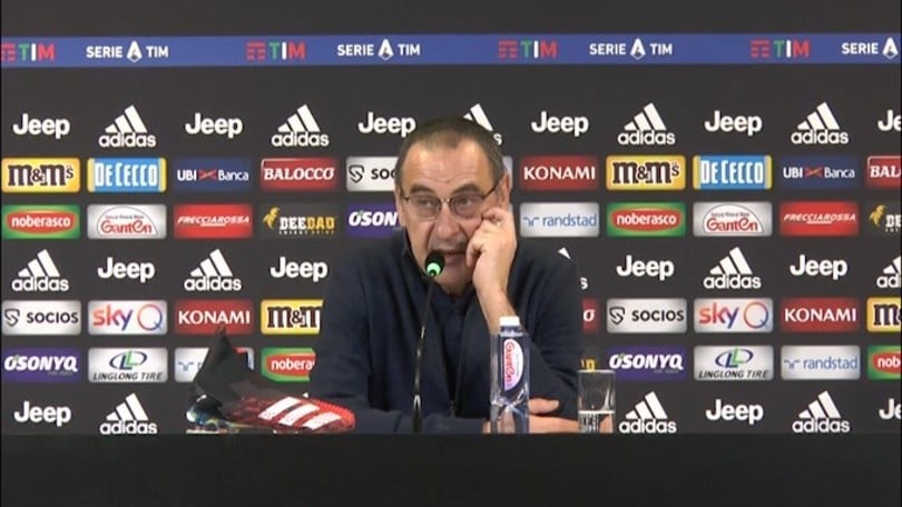 Sarri: "Dybala in panchina è una bestemmia"