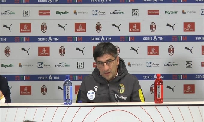 Juric: "Fino all'espulsione abbiamo dominato"
