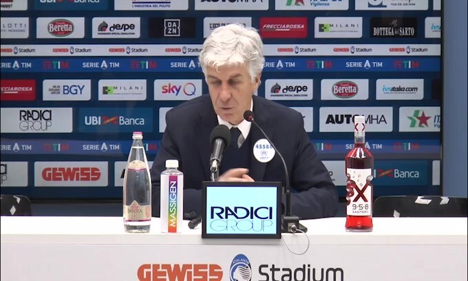 Gasperini: "Stesso andamento della gara con la Spal"