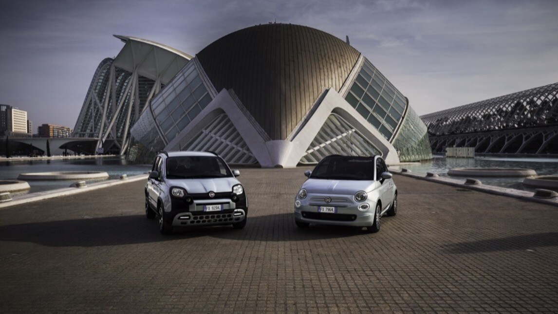 Fiat 500 e Fiat Panda Hybrid: le immagini