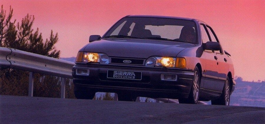 Ford Sierra RS Cosworth, veloce e selvaggia
