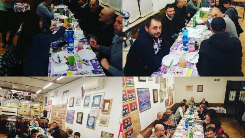 Riunione e pizzata tutti insieme in casa Lucento!