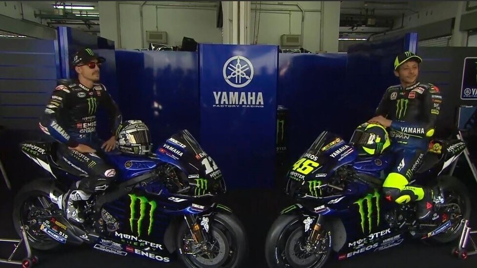 MotoGP, presentata la Yamaha M1 di Rossi e Vinales