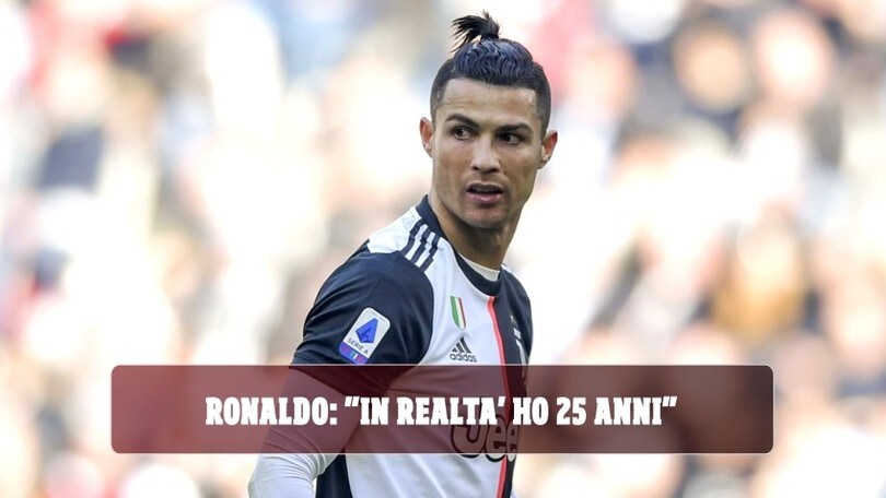 Ronaldo: "In realtà ho 25 anni. Obiettivo? Vincere la Champions con la Juve"