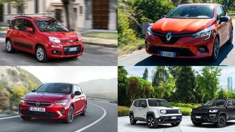 Top 10: le auto più acquistate in Italia a gennaio 2020