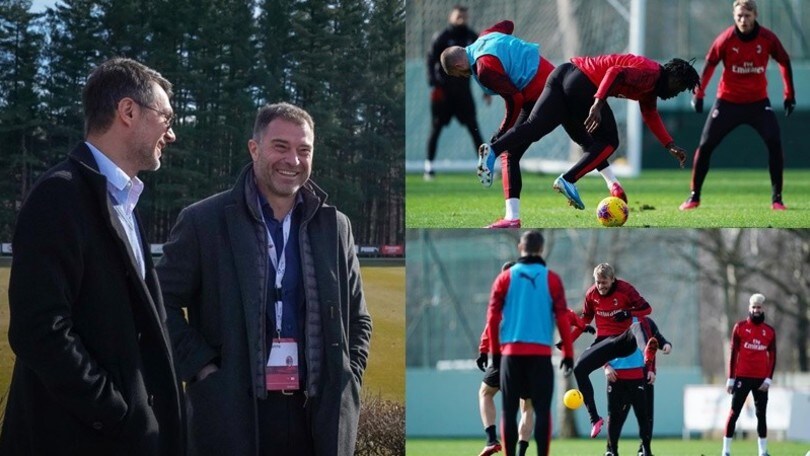 Ospite a sorpresa in casa Milan: c'è Antonio Rossi