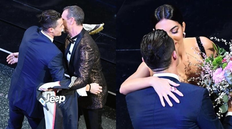 Sanremo, Cristiano Ronaldo show da Georgina ad Amadeus
