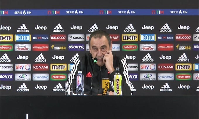 Sarri: "CR7 a Sanremo? Sicuramente si sarà riposato bene"
