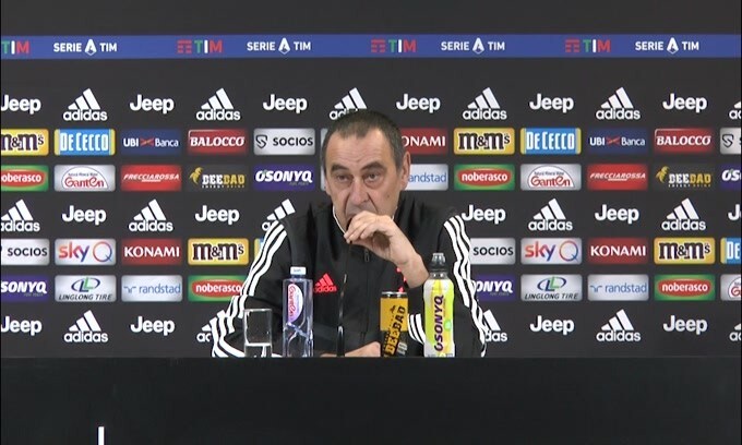 Sarri: "Rabiot sta trovando fiducia, Buffon si alternerà con Szczesny"