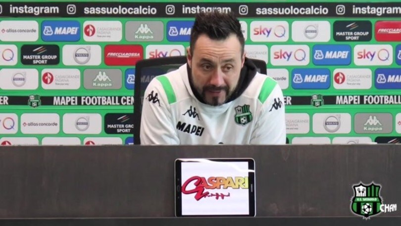 De Zerbi: "Limiti? Chi ne ha di più sono io"
