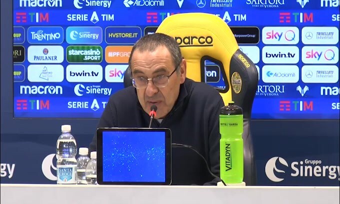 Sarri ai calciatori: "Avremmo dovuto portare a casa punti lo stesso"