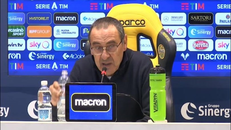 Sarri: "Juve presuntuosa? No, ma c'è troppa leggerezza"