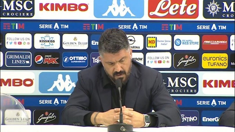 Gattuso: "Arbitri? Parla Giuntoli. Non siamo stati squadra"