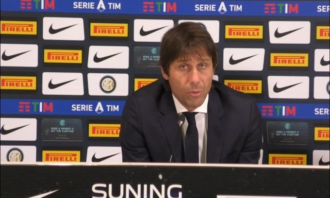 Conte: "Il responsabile del primo tempo sono io"